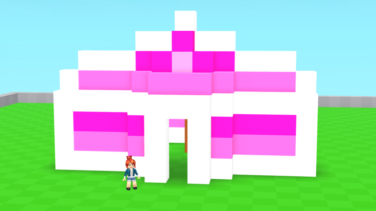 Colorful pixel creations in Pixels!
